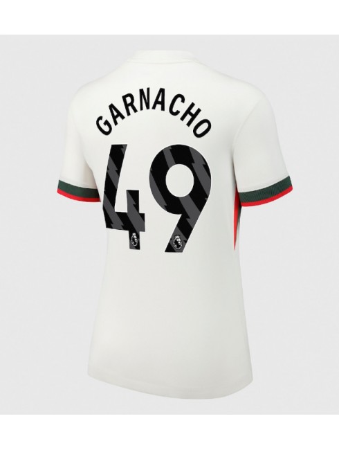 Chelsea Alejandro Garnacho #49 Auswärtstrikot für Frauen 2025-26 Kurzarm Chelsea Alejandro Garnacho #49 Auswärtstrikot für Frauen 2025-26 Kurzarm